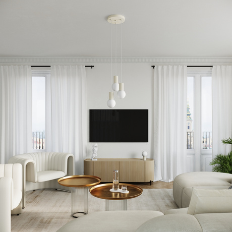 Lámpara colgante HALO 1 beige