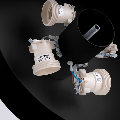 Lámpara de techo OMIQ negra