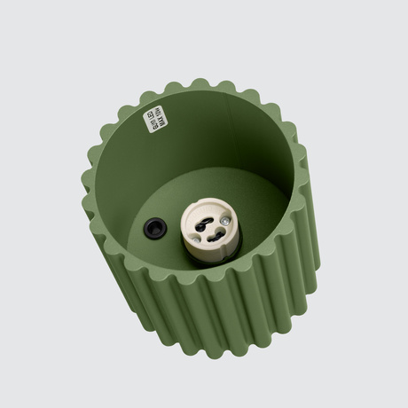 Lámpara de techo AURA 1 verde oliva GU10