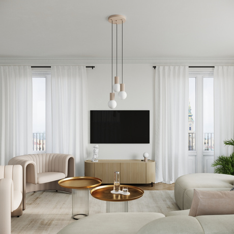 Lámpara colgante HALO 1 taupe