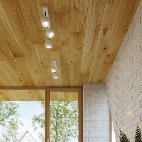 Lámpara de techo OCULARE 4L blanca