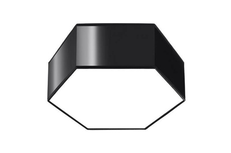 Plafond SUNDE 11 negro + 2x bombilla LED E27 3000K Cálida 7,5W 620lm