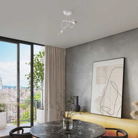 Lámpara LOOP 2 blanca