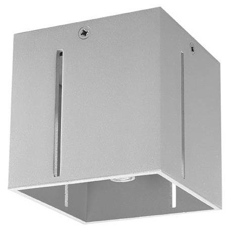 Plafond PIXAR gris + 1x bombilla LED G9 4000K Fría 4,5W 530lm