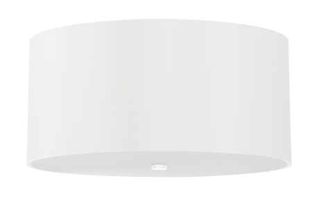 Plafond OTTO 50 blanco + 5x Bombilla LED E27 4000K Fría 7,5W 650lm