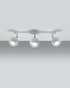 Plafond OCULARE 3 blanco + 3x Bombilla LED GU-10 4000K Fría 7W 630lm