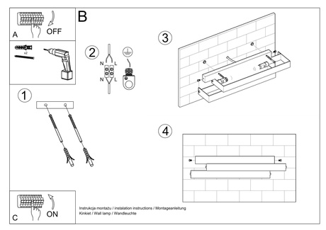 Aplique FROST blanco + 2x bombilla LED G9 3000K Warm 4.5W 510lm