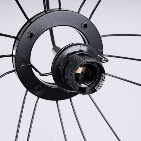 Lámpara colgante ZIRO negra