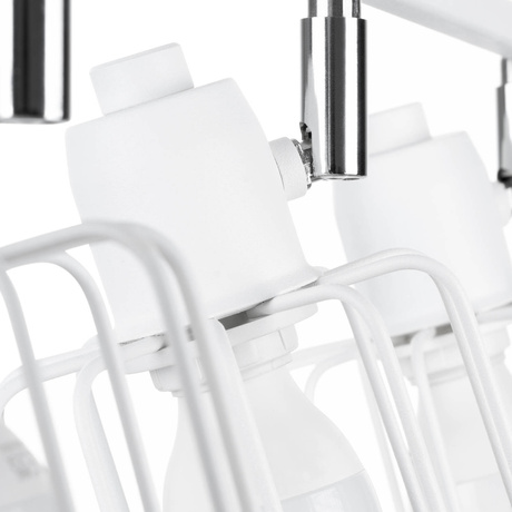 BELUCI 3 plafond blanco + 3x bombilla LED E14 4000K Fría 7,5W 680lm