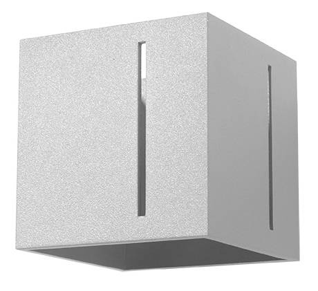 Aplique PIXAR gris + 1x bombilla LED G9 4000K Fría 4,5W 530lm