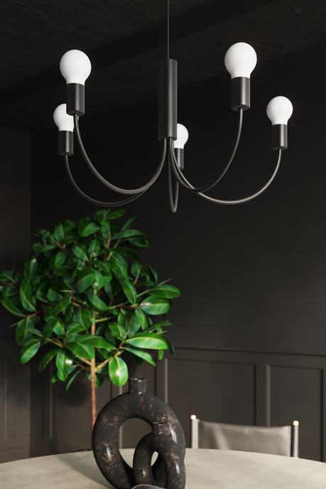 Lámpara de araña PICCOLO 3 + 3x bombilla LED E27 3000K Cálida 7,5W 620lm