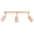 Lámpara de techo BERG 3 madera natural