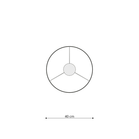 Lámpara colgante KOTY 40 + 1x bombilla LED E27 3000K Cálida 7,5W 620lm