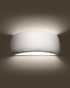 PONTIUS aplique lacado blanco brillo + 1x bombilla LED G9 3000K Warm 4.5W 510lm
