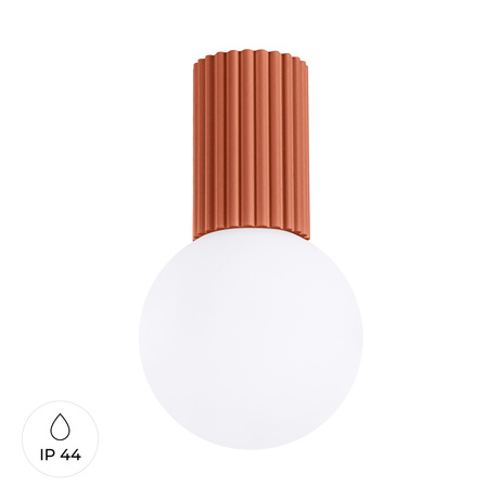 Lámpara de techo HALO rojo ocra IP44