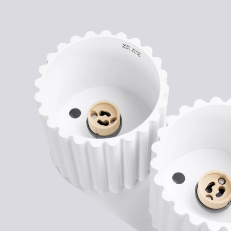 Plafón AURA 2 blanco GU10