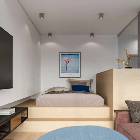 Lámpara de techo TIUBE gris