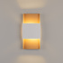 DURLIN Aplique oro/blanco + 2x bombilla LED G9 4000K Frío 4,5W 460lm