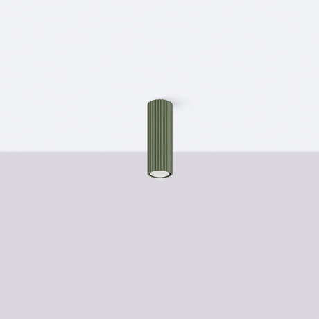 Lámpara de techo KARBON 20 verde oliva