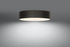 Plafond SKALA 50 negro + 5x bombilla LED E27 4000K Fría 7,5W 650lm