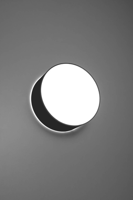 Plafón de techo ARENA 25 NEGRO + 1x bombilla LED E27 3000K Cálida 7,5W 620lm