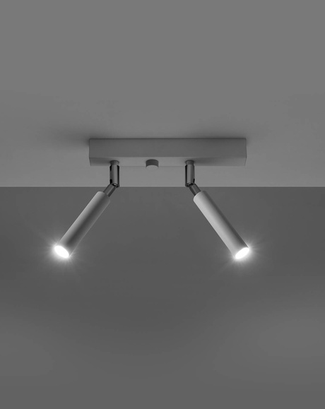 Plafond EYETECH 2 blanco + 2x bombilla LED G9 3000K Cálido 4,5W 510lm