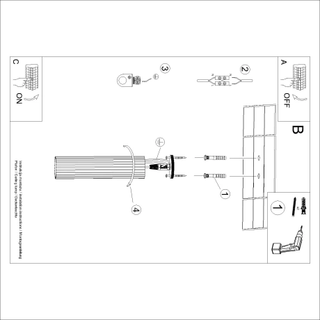 Lámpara de techo KARBON 40 taupe