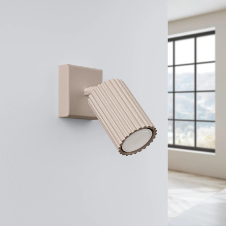 Lámpara de pared KARBON taupe