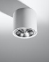 Plafond TIUBE blanco + 1x bombilla LED GU10 AR111 4000K FRÍO 10W 850lm
