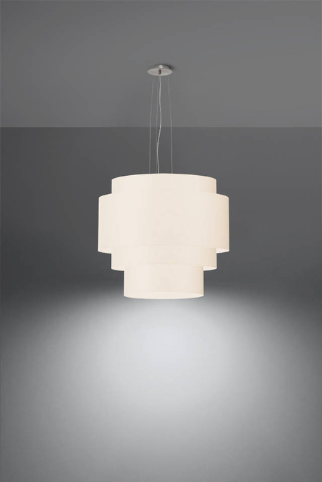 Lámpara de araña REFLEXION 50 blanca + 5 bombillas LED E27 3000K Cálida 7,5W 620lm