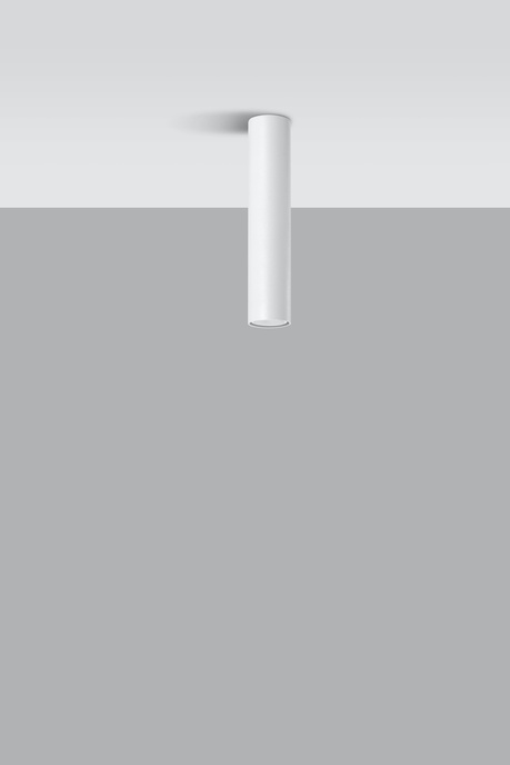 Plafond LAGOS 30 blanco + 1x bombilla LED GU-10 3000K Cálida 7W 620lm