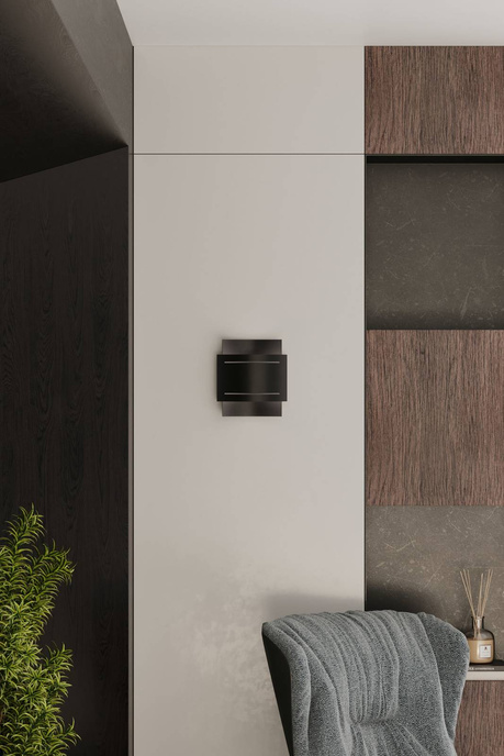 Aplique HESTIA negro + 1x bombilla LED G9 3000K Warm 4.5W 510lm