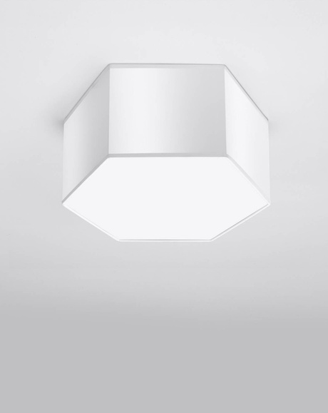 Plafond SUNDE 15 blanco + 2x bombilla LED E27 4000K Fría 7,5W 650lm