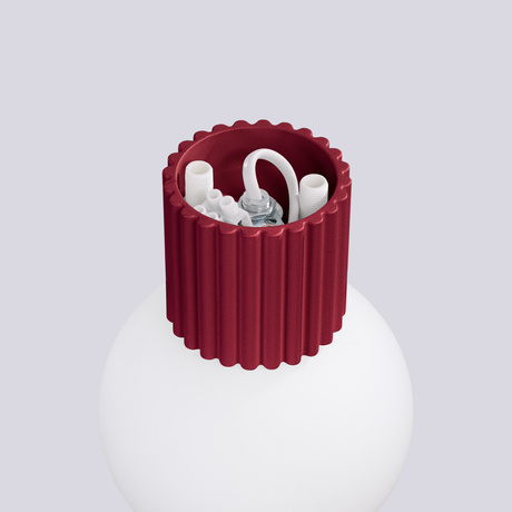 Aplique HALO burdeos IP44