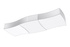 Plafond SQUARE 3 blanco + 6x bombilla LED E27 4000K Fría 7,5W 650lm