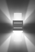 Aplique LORETO blanco + 1x bombilla LED G9 3000K Cálida 4,5W 510lm