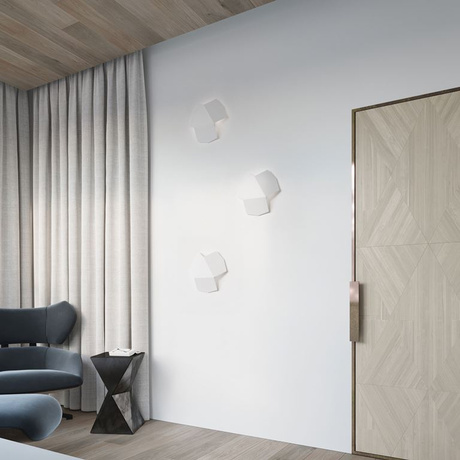 Aplique TRE blanco + 2x bombilla LED G9 4000K Fría 4,5W 530lm