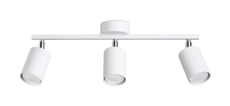 Plafond LEMMI 3 blanco + 3x Bombilla LED GU-10 4000K Fría 7W 530lm