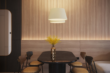 Lámpara CONO 45 blanca + 3 bombillas LED E27 3000K Cálida 7,5W 620lm