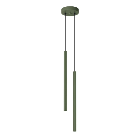 Lámpara colgante PASTELO 2 verde oliva