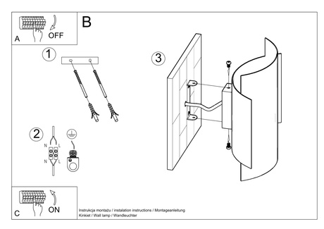 Aplique IMPACT blanco + 1x bombilla LED G9 3000K Warm 4.5W 510lm