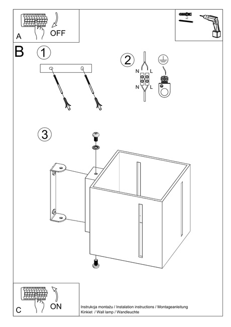 Aplique PIXAR blanco + 1x bombilla LED G9 4000K Fría 4,5W 530lm