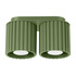 Lámpara de techo AURA 2 verde oliva GU10