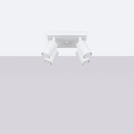 Lámpara de techo KARBON 4 blanca