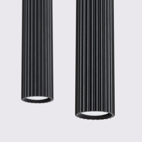 Lámpara colgante KARBON 2 negra