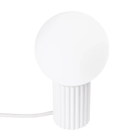 Lámpara de mesa HALO blanca