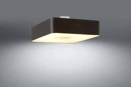Plafond LOKKO 55 negro + 5x bombilla LED E27 3000K Cálida 7,5W 620lm