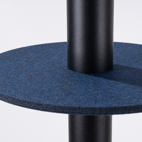 Lámpara colgante PELTA 1 negro/azul marino