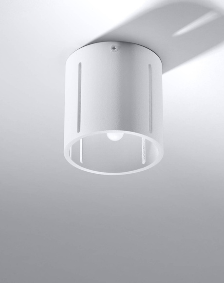 Plafond INEZ blanco + 1x bombilla LED G9 3000K Cálida 4,5W 510lm