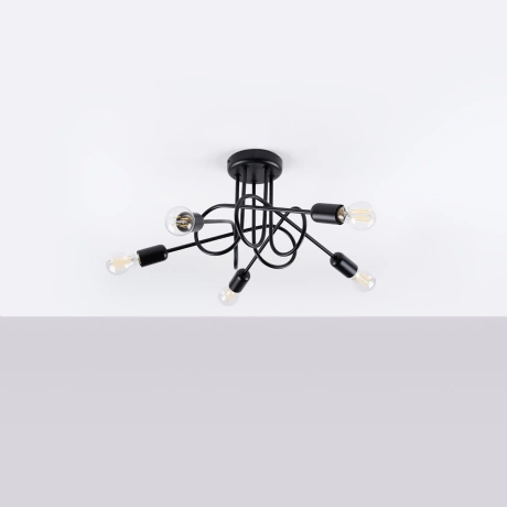 Lámpara LOOP 5 negra